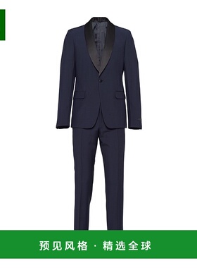 香港直邮Prada 单排扣羊毛和马海毛西装套装 UAF4211099S141外套