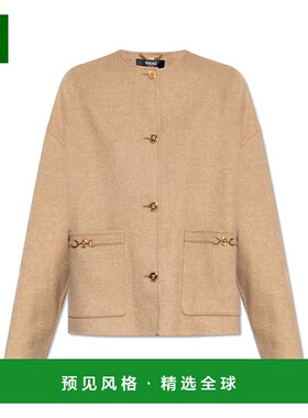 香港直邮Versace 长袖休闲夹克 10203121A15376羊毛范思哲