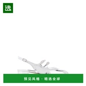 香港直邮Carel 女士 Peche 1h可退 银色网纱皮质深蓝色浅口鞋 PEC