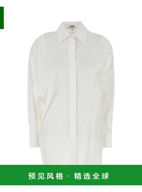 1h可退 香港直邮LOEWE 罗意威 女士 白色府绸衬衫 S540Y05XA1WHIT