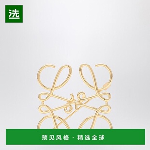 1h可退 香港直邮LOEWE 罗意威 女士 ANAGRAM 金属胸针(金色) 1112