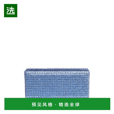 香港直邮AMINA MUADDI 女士斜挎包 SUPERAMINIPALOMABLUE SS2025