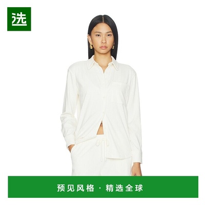 1h可退 香港直邮beyond yoga 女士 Breathe 舒适灯芯绒系扣衬衫 D