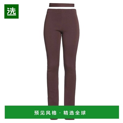 1h可退 香港直邮ANDREĀDAMO 女士 休闲长裤 brown棕色 舒适时尚