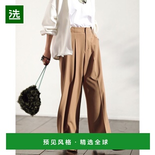 【日本直邮】DoCLASSEPremierHeat阔腿裤（米色）西装裤秋冬女休
