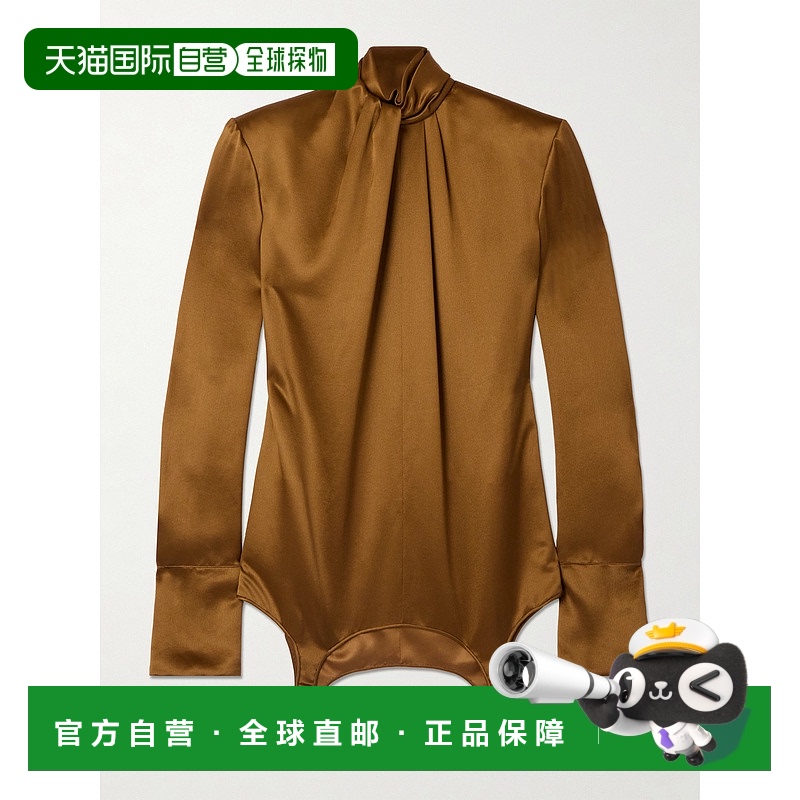 1h可退 香港直邮Saint Laurent 圣罗兰 女士 长袖连体衣 810182Y0