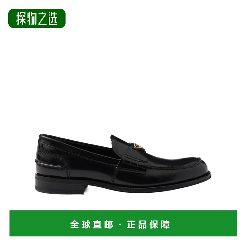香港直邮Prada 圆头乐福鞋 2DB223055FX000普拉达一脚蹬