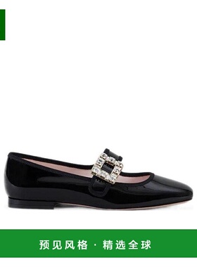 香港直邮Roger Vivier罗杰.维维亚女士芭蕾鞋黑色Strass Buckle