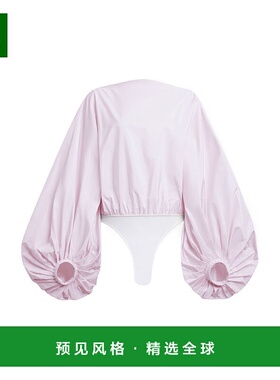 香港直邮Alaia 塔夫绸连体衣性感套装 AA9H1162W039A