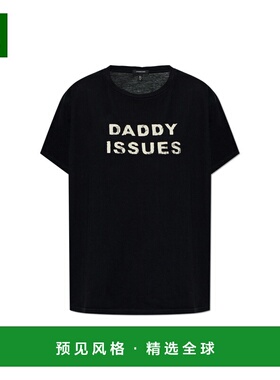 香港直邮R13 女士T恤 R13WK001K133A0BLACK SS2026 黑色 T-shirt