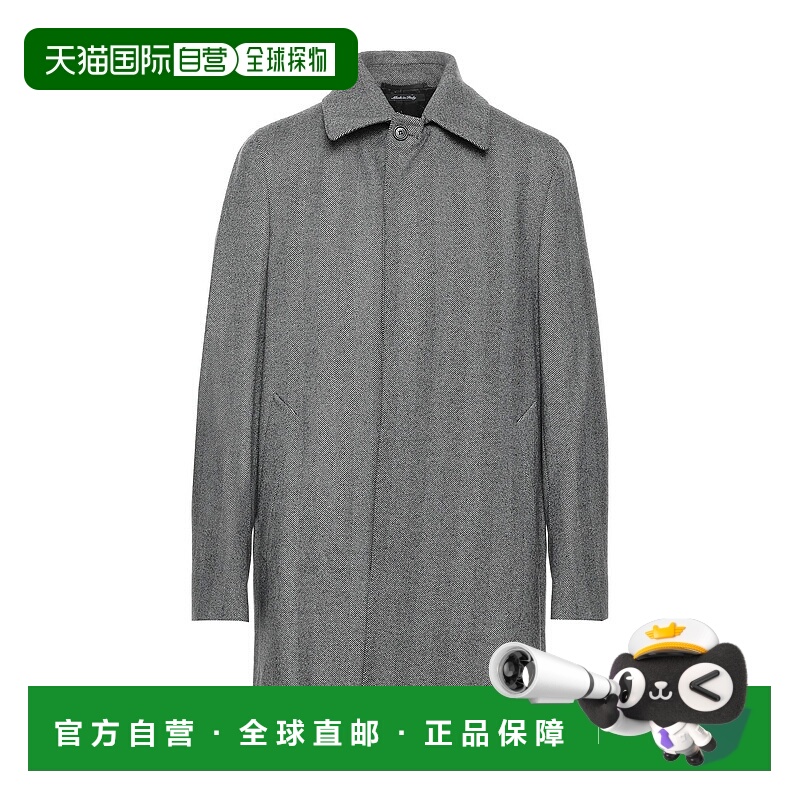 1h可退 香港直邮Dunhill 登喜路 男士 大衣 black黑色 舒适时尚