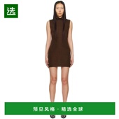 美国直邮 Gauge81 棕色 1h可退 Flora 迷你连衣裙