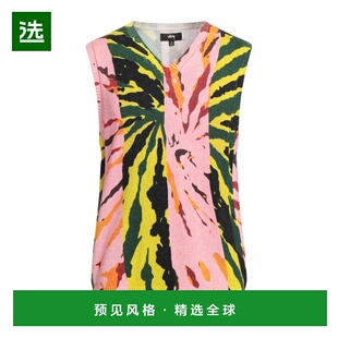 1h可退 香港直邮Stussy 斯图西 男士 无袖毛衣 pink粉色 舒适时尚