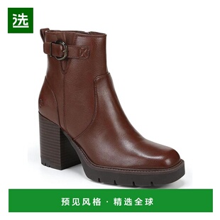 1h可退 【美国直邮】Naturalizer Wilde 女士真皮堆叠跟踝靴 时尚