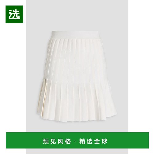 1h可退 香港直邮Sandro 女士 褶裥弹性针织迷你半身裙 SFPJU01032