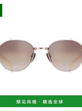 香港直邮Balmain 巴尔曼 女士 Eyewear Brigade I 圓框太陽眼鏡 B