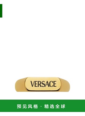 香港直邮Versace Logo戒指 10193621A00638范思哲珐琅配饰