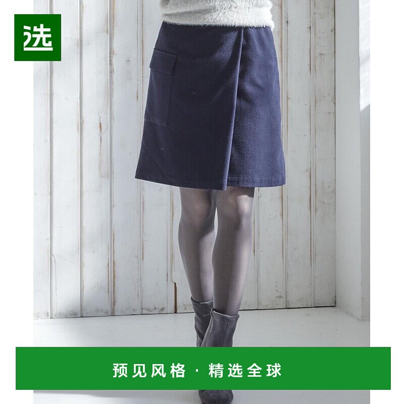 【日本直邮】12TwelveAgenda女士迷你裙半身裙a字裙秋冬女半身裙