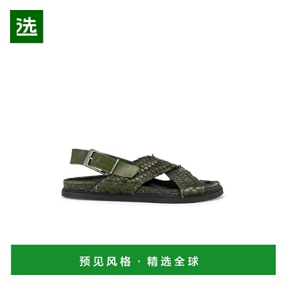 1h可退 香港直邮The Row 女士 搭扣凉鞋 F1462WL74 green绿色 舒