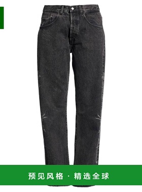 1h可退 香港直邮Aries 女士 牛仔长裤 black黑色 舒适时尚