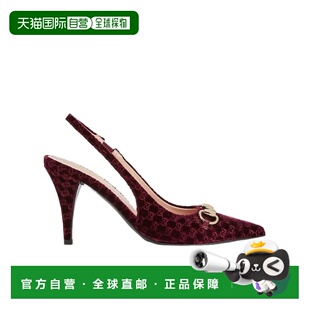 香港直邮Gucci 835976FAETG 马衔扣露跟高跟凉鞋