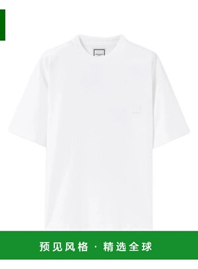 香港直邮WOOYOUNGMI 男士T恤 W253TS05716W AW2025 白色 印花圆领