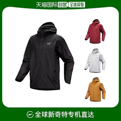 欧洲直邮ARC'TERYX/始祖鸟 SOLANO男士纯色长袖连帽拉链夹克外套