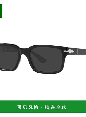 1h可退 香港直邮Persol 男士 徽标太阳镜 PO3272S black黑色 舒适