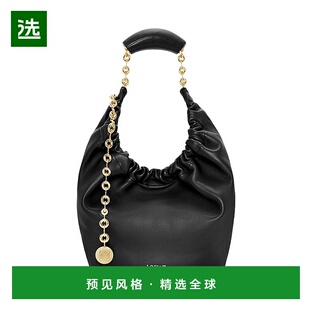 1h可退 欧洲直邮Loewe/罗意威 23新款 Squeeze女士小号黑色小羊皮