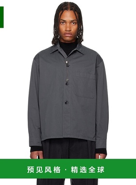 1h可退 香港直邮Lemaire 男士 灰色 Pyjama 衬衫 SH1198LF1207