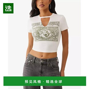 1h可退 【美国直邮】true religion 女士 上装T恤短袖
