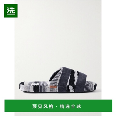 1h可退 香港直邮MISSONI 米索尼 男士 Clint Cotton-Terry 条纹提