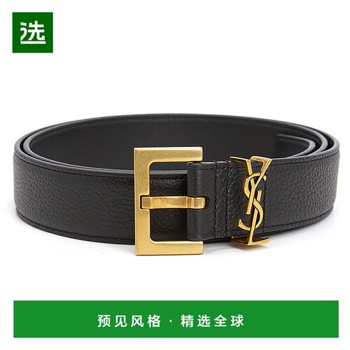 1h可退 韩国直邮saint laurent paris 男士 腰带牛皮休闲皮带