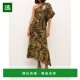 美国直邮 Marie Oliver金色丝绸单肩连衣裙 1h可退 女装 女士