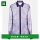 香港直邮Versace 范思哲 女士 1h可退 花朵真丝雪纺衬衫 001180