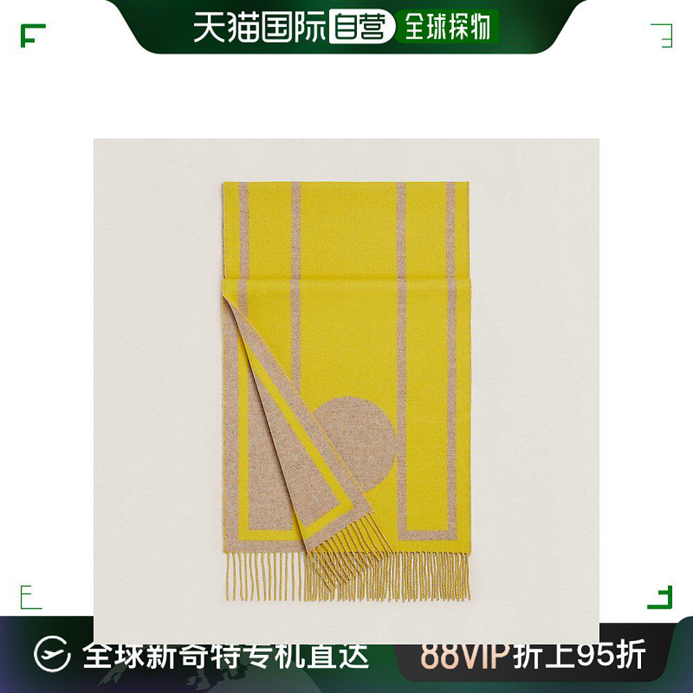 欧洲直邮爱马仕casaque羊绒围巾