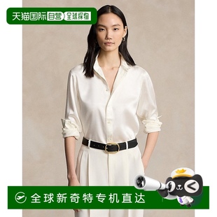 欧洲直邮RalphLauren拉夫劳伦 Polo修身 真丝衬衫
