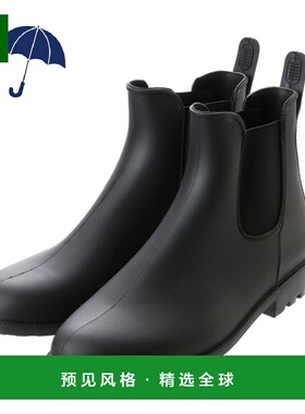 【日本直邮】SFWSanAPlusAAA+SideGore雨靴（黑色）秋冬男时装靴