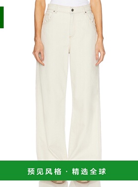 1h可退 香港直邮Blumarine 蓝色情人 女士 阔腿牛仔裤 2J198A