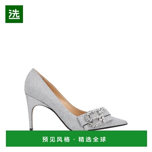 1h可退 香港直邮Sergio Rossi 塞乔·罗西 女士 浅口鞋 metal金属