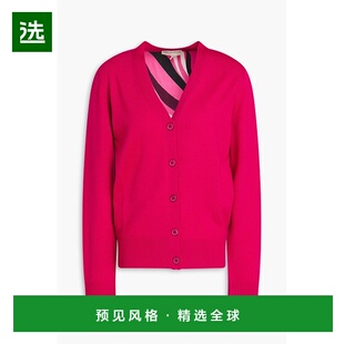 1h可退 香港直邮Emilio Pucci 璞琪 女士 印花真丝拼接羊毛针织开