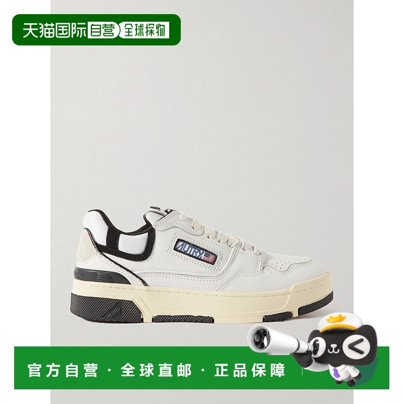 1h可退 香港直邮AUTRY 女士 CLC 低帮山羊皮边皮质运动鞋 ROLWMM0