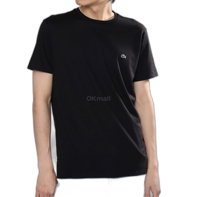 韩国直邮Lacoste比马棉圆领T恤 男士运动休闲款 TH6709-031针织