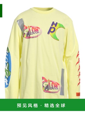 1h可退 香港直邮Heron Preston 男士 T恤 yellow黄色 舒适时尚