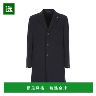 香港直邮Tagliatore CSBM13XTRA350001B5054 羊绒单排扣大衣
