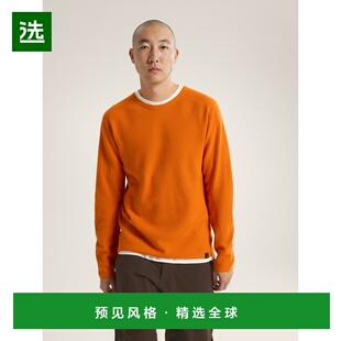 欧洲直邮Arc'teryx 始祖鸟 HALLAM美利奴羊毛圆领衫 男装长袖运动