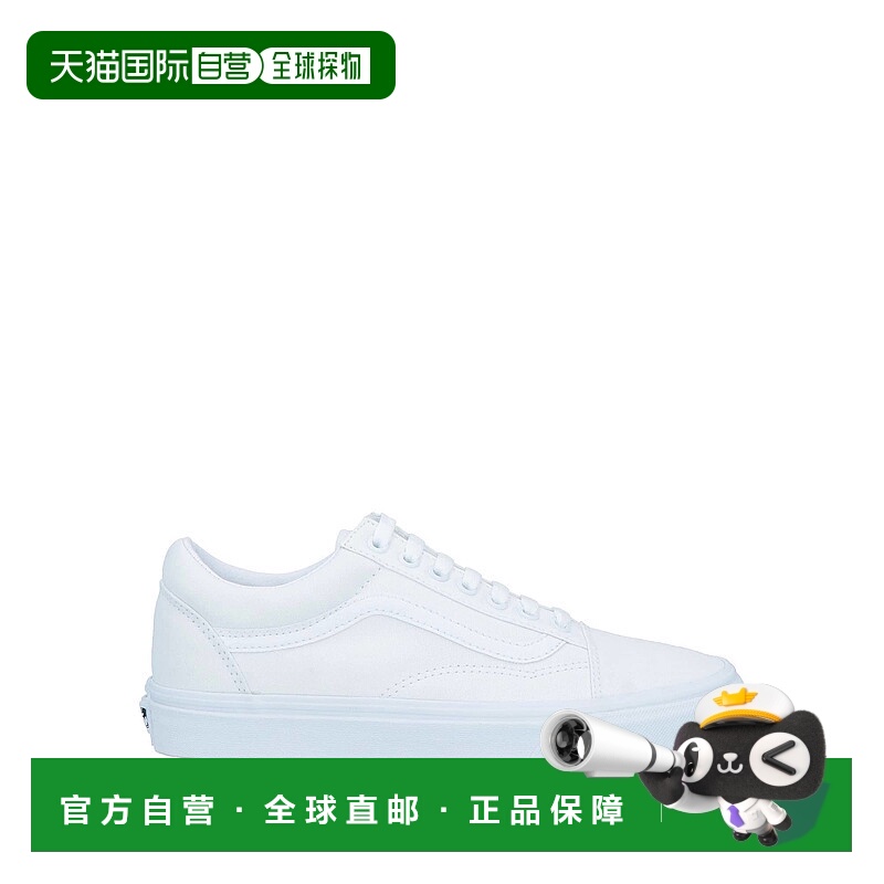 1h可退 香港直邮Vans 范斯 女士 运动鞋 white白色 舒适时尚