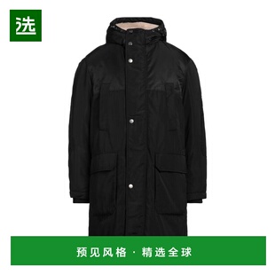 1h可退 香港直邮Armani Exchange 男士 大衣 black黑色 舒适时尚