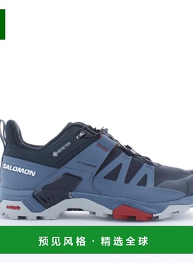 欧洲直邮Salomon萨洛蒙 X ULTRA 4 GTX男士蓝色防水户外鞋