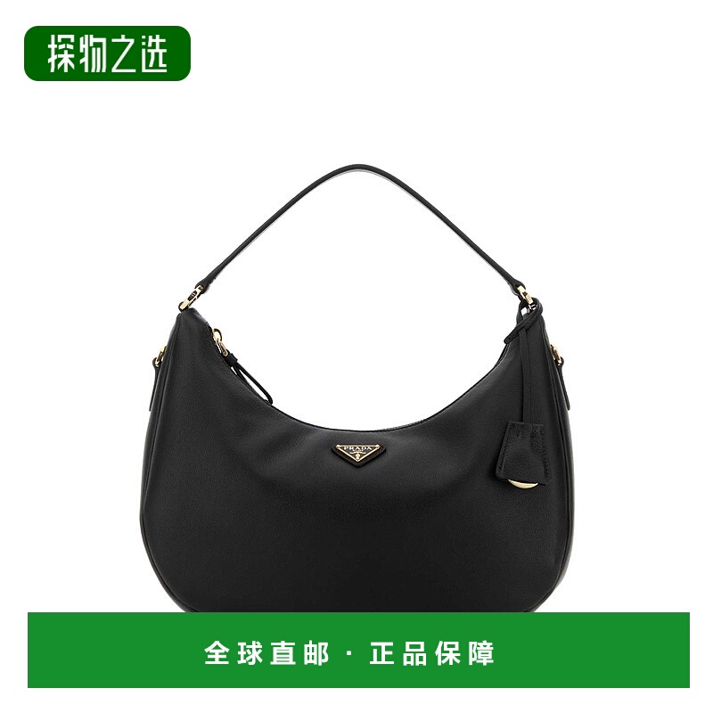 香港直邮Prada普拉达女士三角形標誌拉鍊手提包 1BC2732CYS